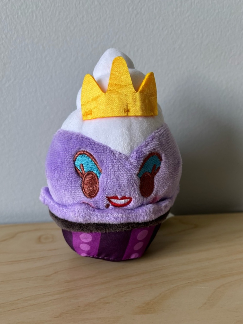 Disney Ursula Purple Munchlings Cupcake Plush